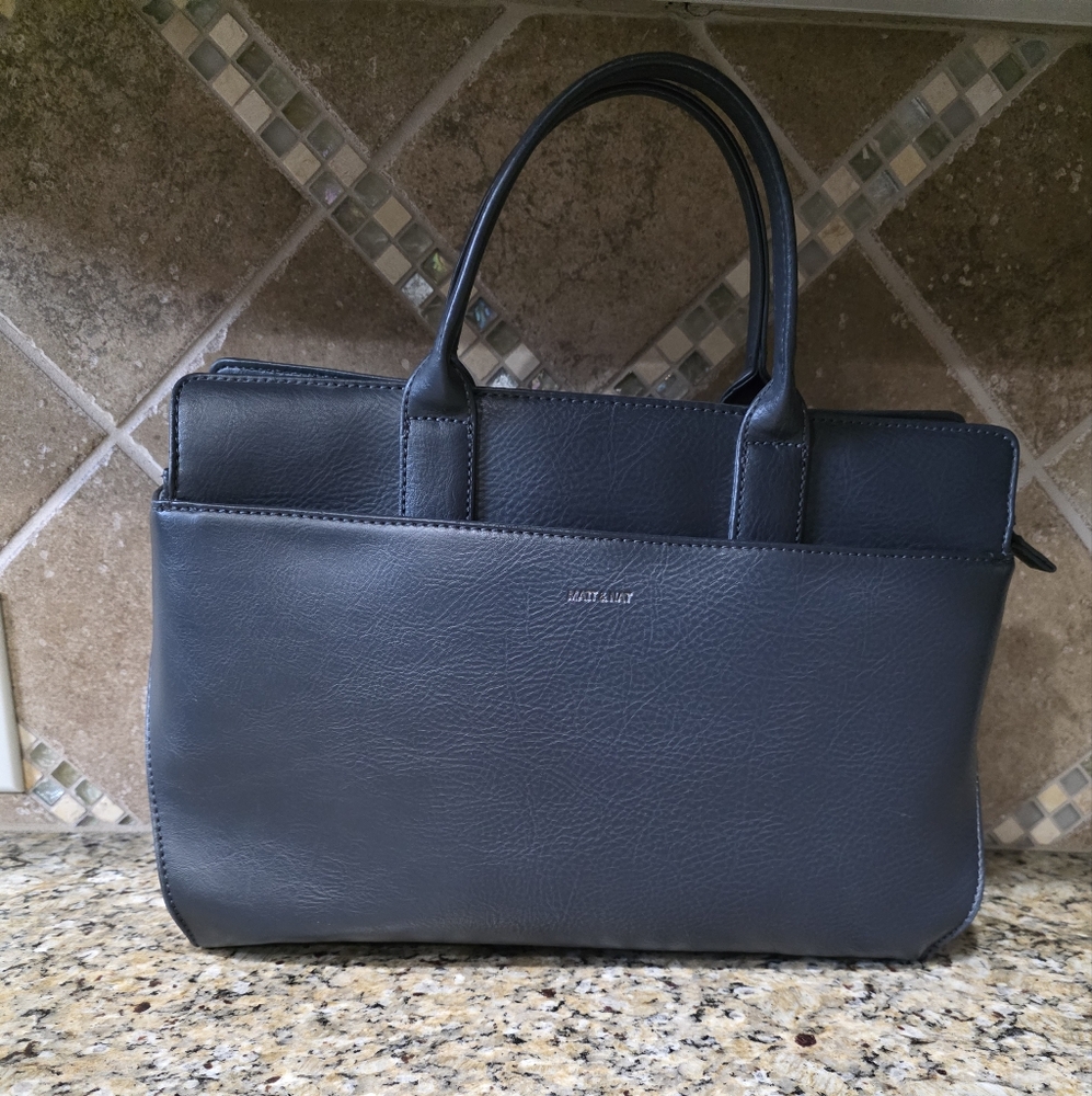Matt & Nat Dark Blue Satchel